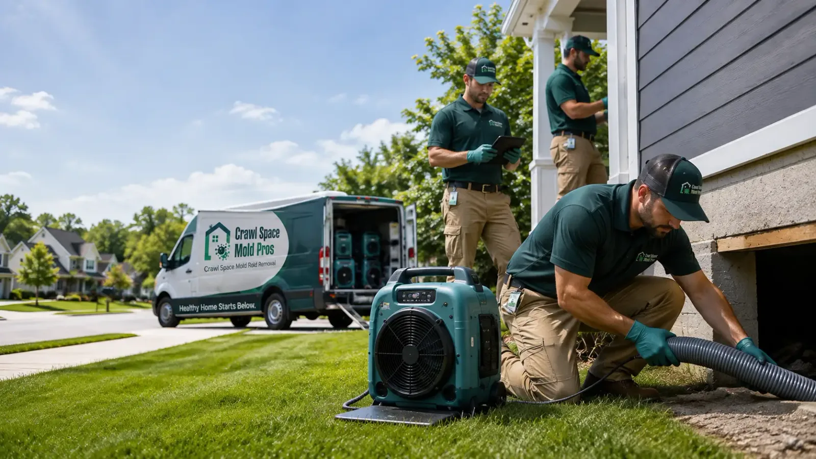 Crawl Space Mold Removal in Hillsboro, IL